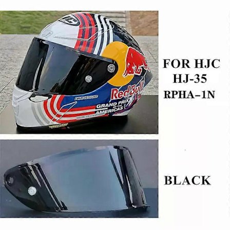 HJ-35 Motorcykelhjälmvisir Lämpligt för HJC RPHA 1N HJ35 Casco Moto Vindruta Hjälmar Tillbehör Ersättningslins Extra Glasögon