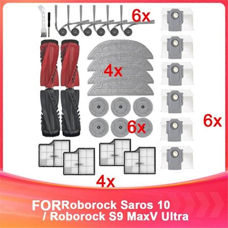 Saros 10 / S9 MaxV Ultra Dual -pääharjan moppityynylle