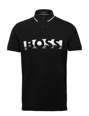 Pavel Polos Short-sleeved Musta BOSS