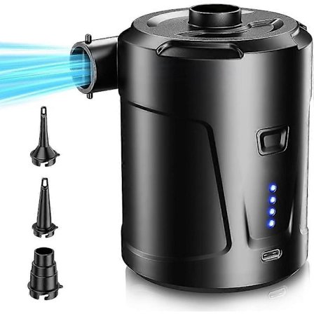 Sähköinen ilmapumppu kannettava langaton ilmapumppu puhallettava patjapumppu täyttö- ja tyhjennyspumppu uima-altaalle f