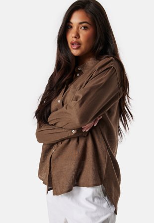 ONLY Tokyo Linen Blend Shirt Cub Klær