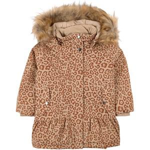 Kuling Brown Leopard Monterosa Winter Jacket 122 cm - Coats and jackets - 122 cm - Brown