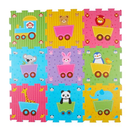 Legemåtte-puslespil - 18 brikker