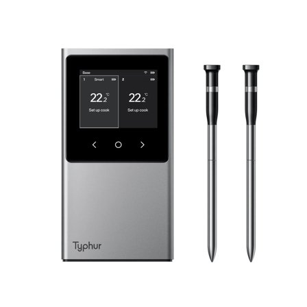 Typhur-WT03 Sync Dual 2-Probe Wireless Meat Thermometer-Typhur Sync Dual is a smart, wireless me-Barbecue-Steketermometre