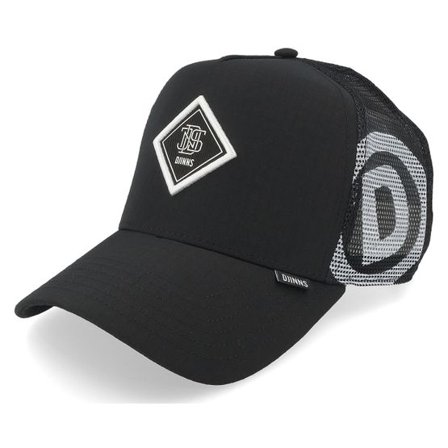 Djinns - Svart trucker Keps - Hft Cap Big Ripstop Black A-Frame Trucker @ Hatstore