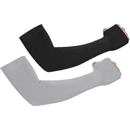 2 stk. Armvarmere Anti-UV Arm Erme UPF 50+ Beskyttelse Pustende Arm Erme Armvarmere for Menn Kvinner