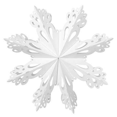 Broste Copenhagen Julestjerne Snowflake Hvit 76cm
