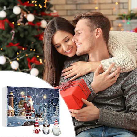 Santa Adventskalender 2025 2025 Jul Santa Adventskalender med Samlar Santa Plyschdocka Leksak 24 Dagar av Jul Adventskalender Jul G