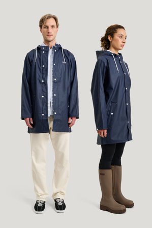 Tretorn Wings Rainjacket — Regnjakke Dame/Herre — Blå | Yttertøy, Gummistøvler, Jakker & Regntøy for Dame, Herre & Barn