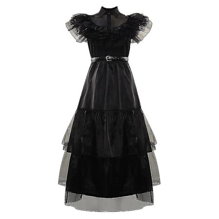 Onsdag Addams Onsdag Kostume Parykker Outfits Dragt Til Børn Piger Forklædning