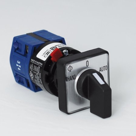 Kraus & Naimer 3134918 Omkobler HÅND-0-AUTO, 1-polet, 10 A, Elfordeling & strømforsyning