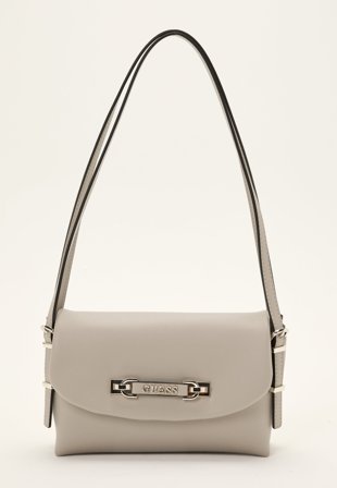 Guess Lefia Flap Shoulder Bag Simply Taupe Onesize