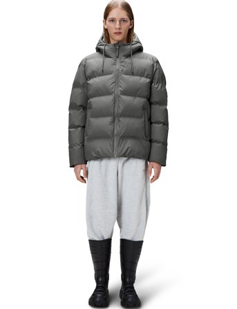 Rains Alta Puffer Jacket W3T3 - Grey - M