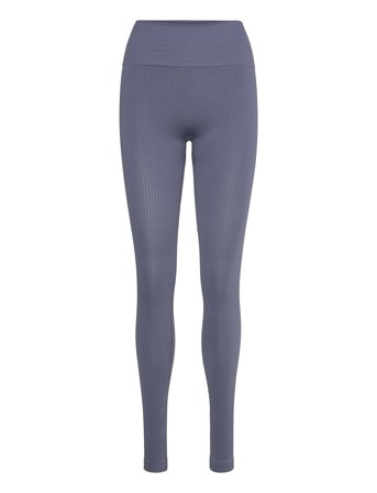 Björn Borg Studio Seamless Ribbed Tights - Blue - XS