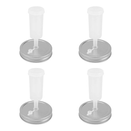 Fermenteringslåg, luftsluser til fermentering til fermenteringslåg til Mason-krukker med bred mund til fremstilling af Sauerkr_Billiga Gåvor