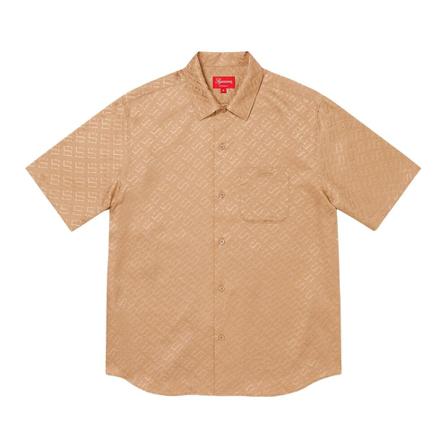 Supreme, Shirts Beige, Heren, Maat:XL