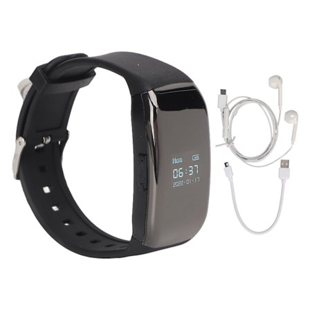 Digitaalinen ääninauhurikello HD-kohinanvaimennus Ääniohjattu nauhuri Ranneke haastatteluun Liiketapaamiseen 16GB