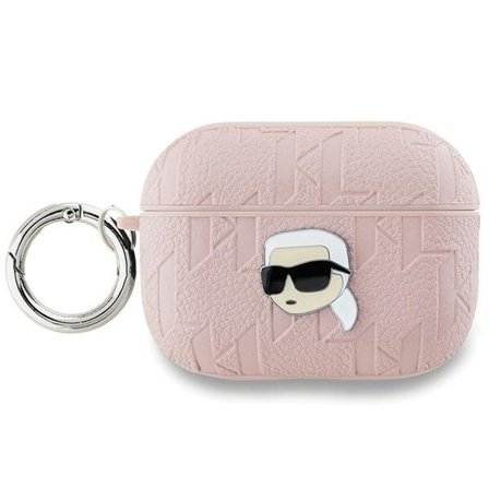 Karl Lagerfeld Monogram Karl Head fodral för AirPods Pro 2 - rosa