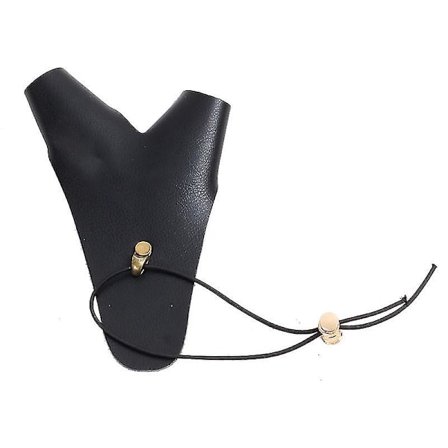 Jousiammunnan sormisuoja, oikea käsi, recurve-ammuntasuoja, antiikkilederinen jousiammunnan hanska recurvelle (1 kpl - musta)