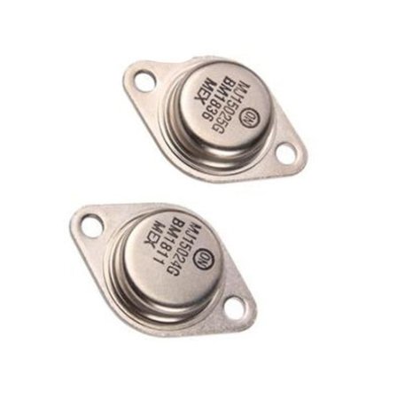 MJ15024 MJ15025 Högpresterande HiFi-rör för eftersteg, guldpläterade, 1 par