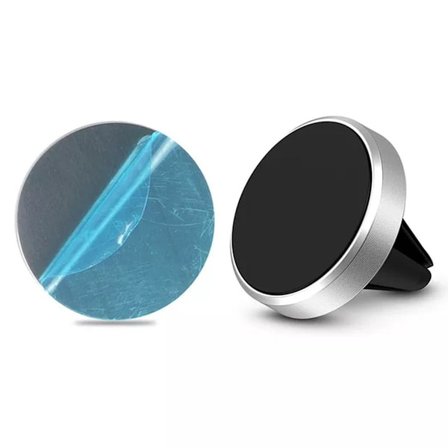 Mobilhållare till Bil med magnet - Silver