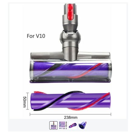 Dyson handdammsugartillbehör för modellerna V6, V7, V8, V10 och V11 med golvborstar