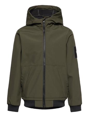 Jcoclassic Jacket Hood Ln Jnr Green Jack & J S