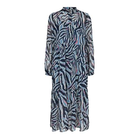 Liberté Liberté - Maggie LS Kjole, 9929 - Blue Zebra Blå, Dame