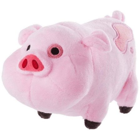 Gravity drop Waddles Pig Mabel Baring Gnome Plyschdocka barnleksak 7 "med etikett (Waddles Pig)