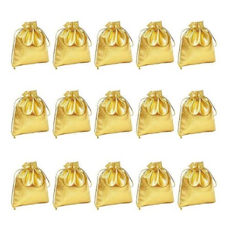 100 st Små Presentpåsar med Dragsko, Festpresentpåsar, Mini Presentpåsar