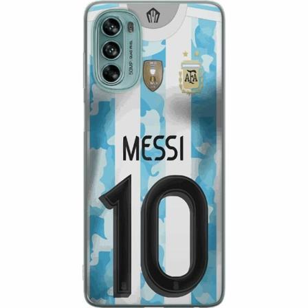 Motorola Moto G62 5g Genomskinligt Skal Lionel Andrés Messi