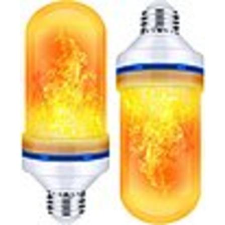 LED-flammelampe, 4 moduser flammelampe