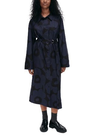 Marimekko Jälki Unikko Klänningar Dam Svart 40