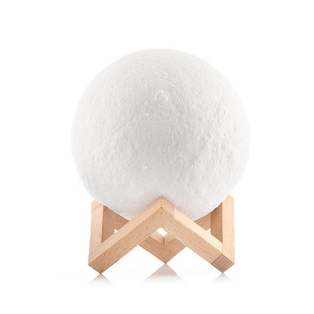 3D LED Månelampe - 15 cm