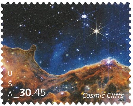 USA - Kosmiske klipper - Postfrisk frimærke