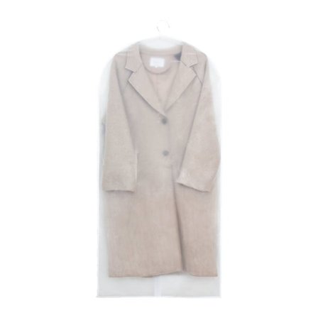 5 stk. tøjopbevaringspose, tøjstøvcover, vaskbar dragtstøvpose, husholdningstøj hængende pose miljøbeskyttelse gennemsigtig cover (bund