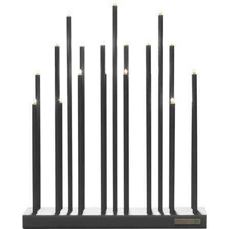 Lundgren & Strandberg - Adventstake Elflugan Grande antracitgrå Grafitt