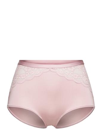Brief Classic High Iris Fashi Lingerie Panties High Waisted Panties Rosa Lindex