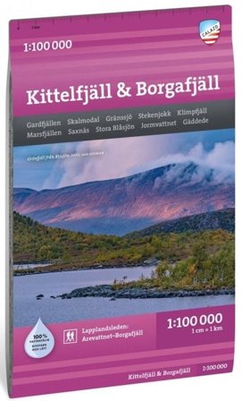 Calazo Kittelfjäll & Borgafjäll 1:100000