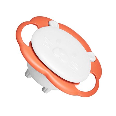 Vauvan kulho, kaatumaton, läikyttämätön muotoilu, 360 asteen pyörivä ja pudotusta kestävä