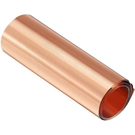 Kuparifolio Rulla 1000mm x 100mm x 0.01mm, Metallifolioarkki