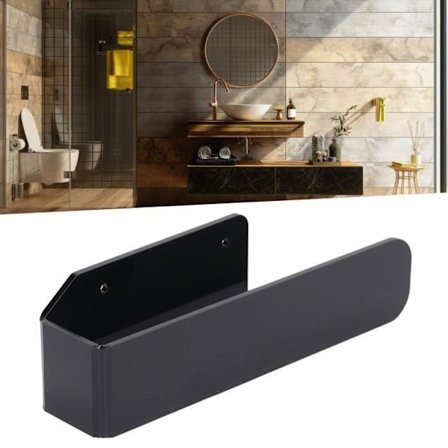 HURRISE badrumshanddukshängare Modern självhäftande väggmonterad akrylhanddukshängare, handdukshängare för armatur