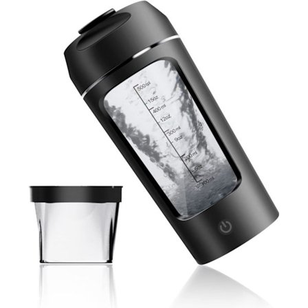 Elektrisk proteinshakerflaska, mixerflaskor för kaffe, mjölk, choklad