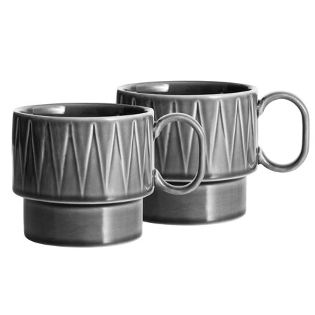 Sagaform Coffee & More teemuki 2 kpl, harmaa