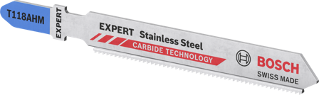 Bosch Expert T118AHM Stikksagblad 3-pakk, Maskintilbehør & forbruk