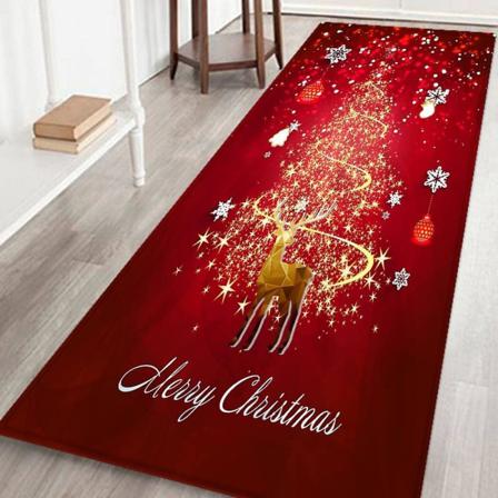 Julmatta Löpare Matta Badmatta,vardagsmatta Halkfri