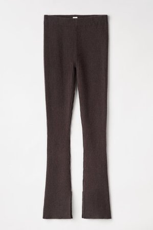 Soft Goat - Ribbed Leggings - XL - Oak