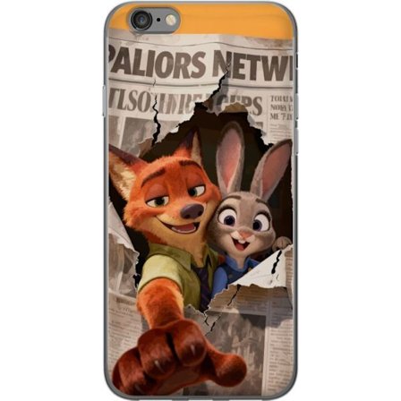Yhteensopiva Puhelinkuori Apple Apple iPhone 6 Zootopia Disney-elokuva seikkailu eläin kaupunki