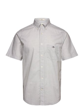 GANT Reg Classic Poplin Check Ss Shirt - Multi/patterned - L