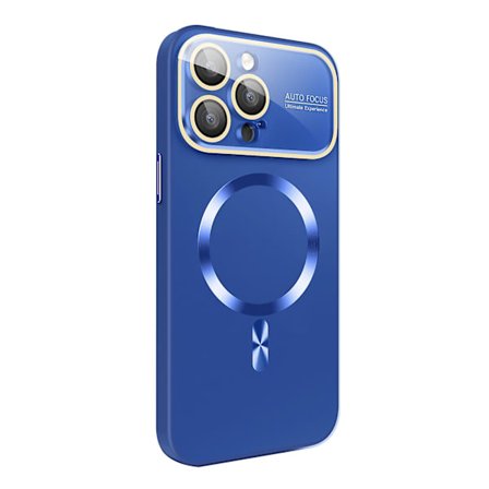 Magsafe- case kompatibelt med Iphone 15 Pro Max, reptåligt matt stötsäkert cover med helt kameralinsskydd